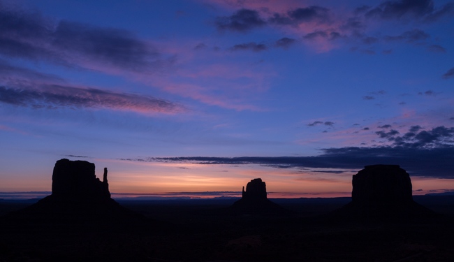 Photographier le coucher de soleil à Monument Valley